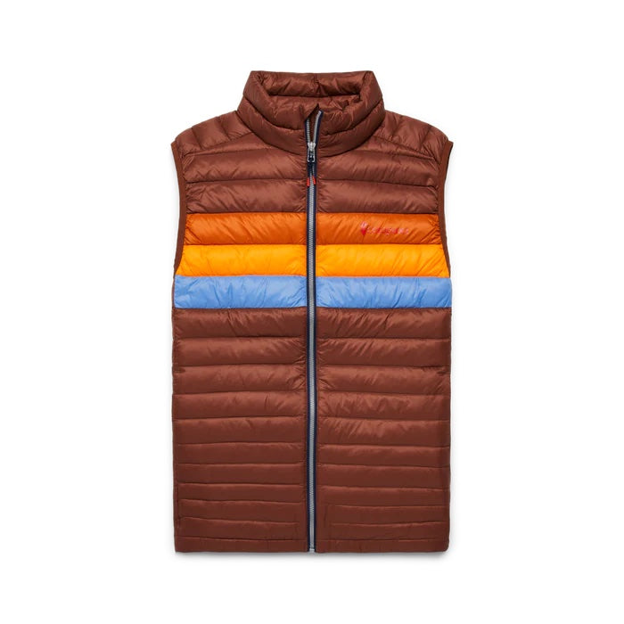 Orange down vest men's best sale