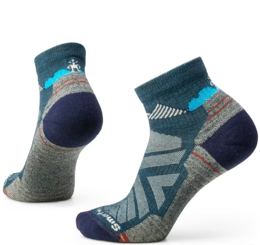 Hike Light Cushion Clear Canyon Pattern Ankle Socks - Women's