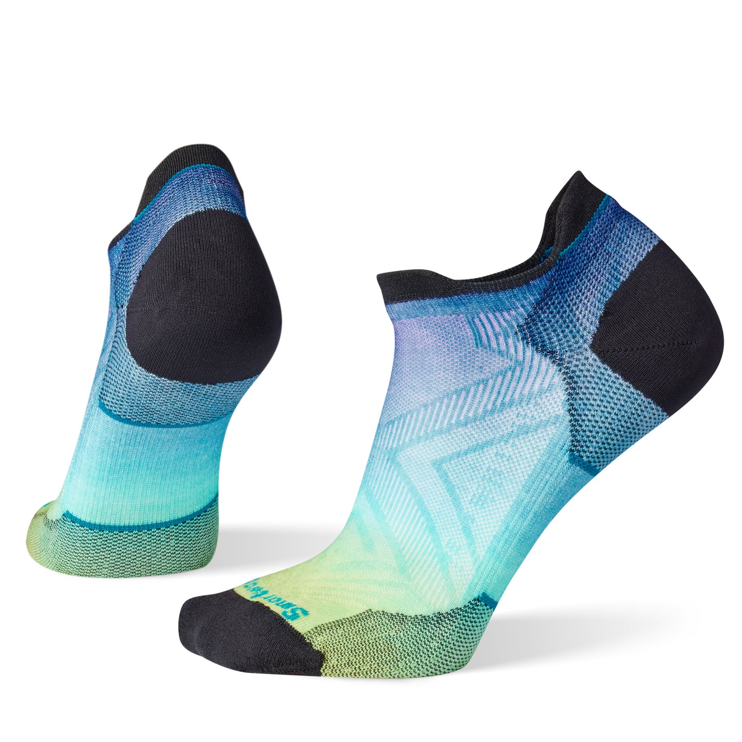 Run Ombre Print Low Ankle Socks - Women's