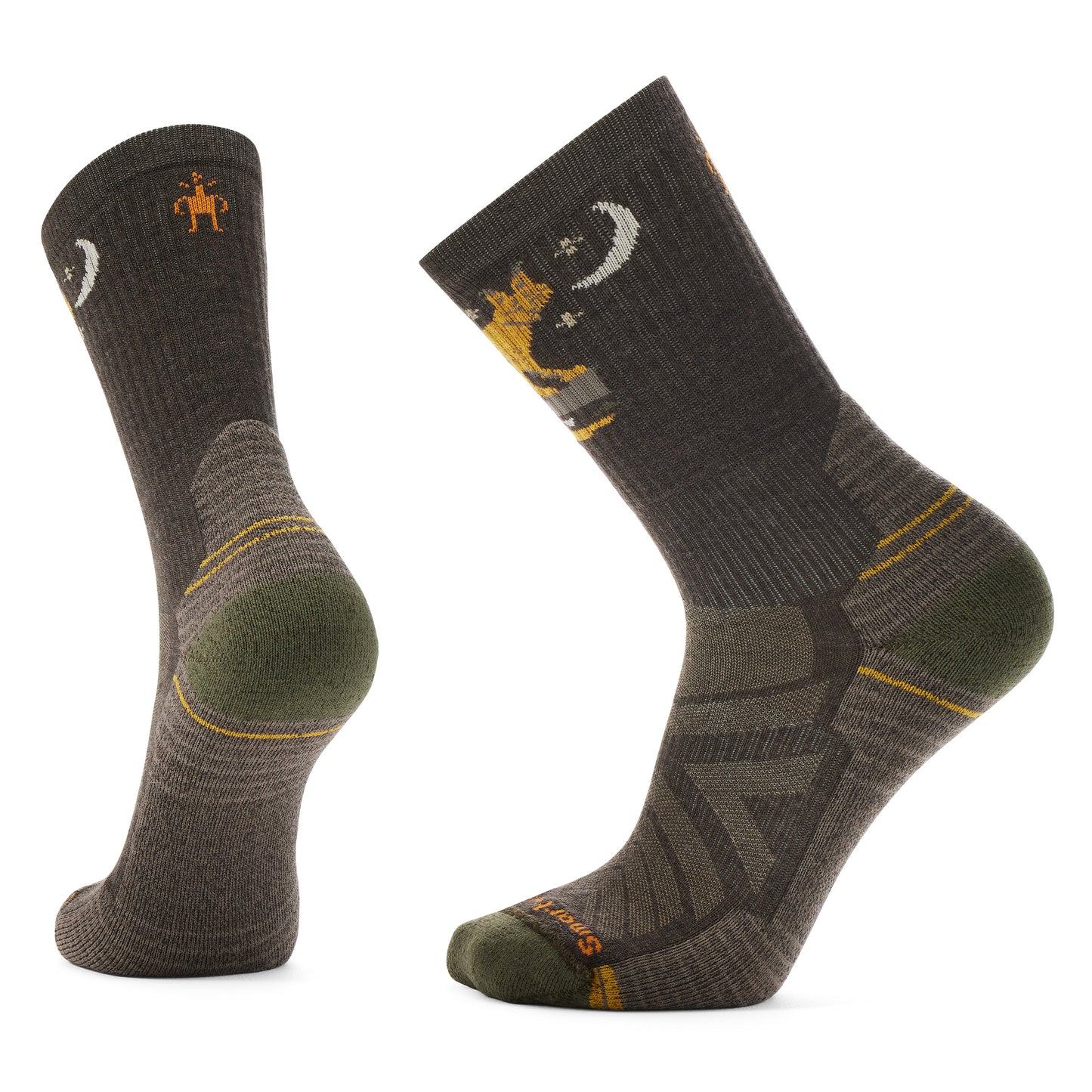 Hike Light Cushion Nightfall In The Forest Crew Socks - Men's