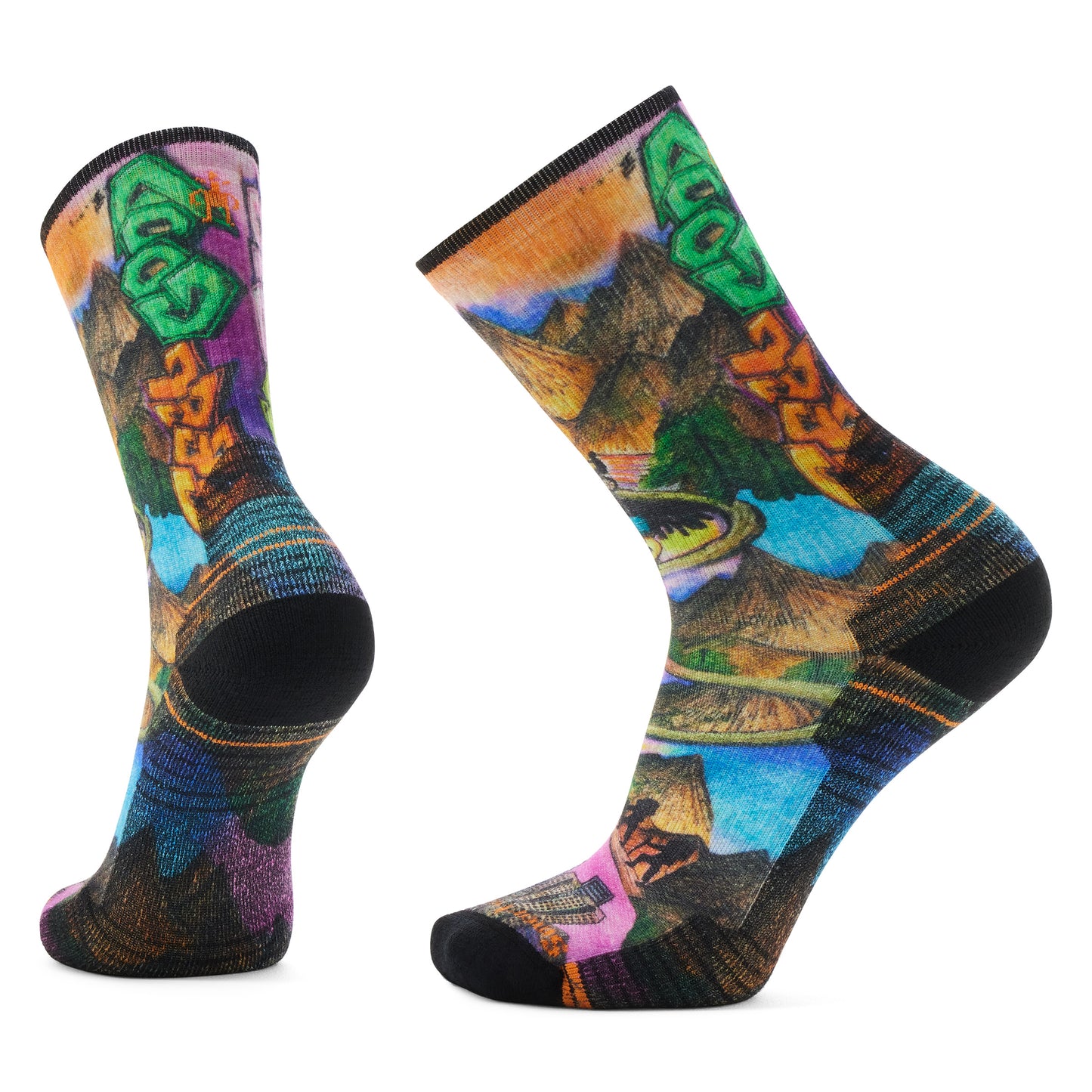 Hike Light Cushion Mountain Maze Crew Socks - Men's