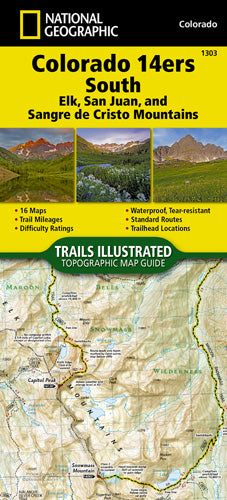 National Geographic Maps Trails Illustrated #1303 Colorado 14ers South 1