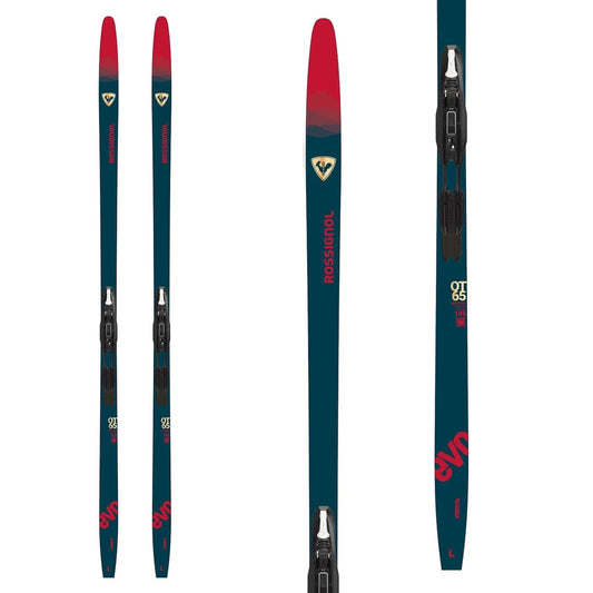 Rossignol Evo Ot 65 Positrack Nordic Skis W/ Control Step In Bindings 1