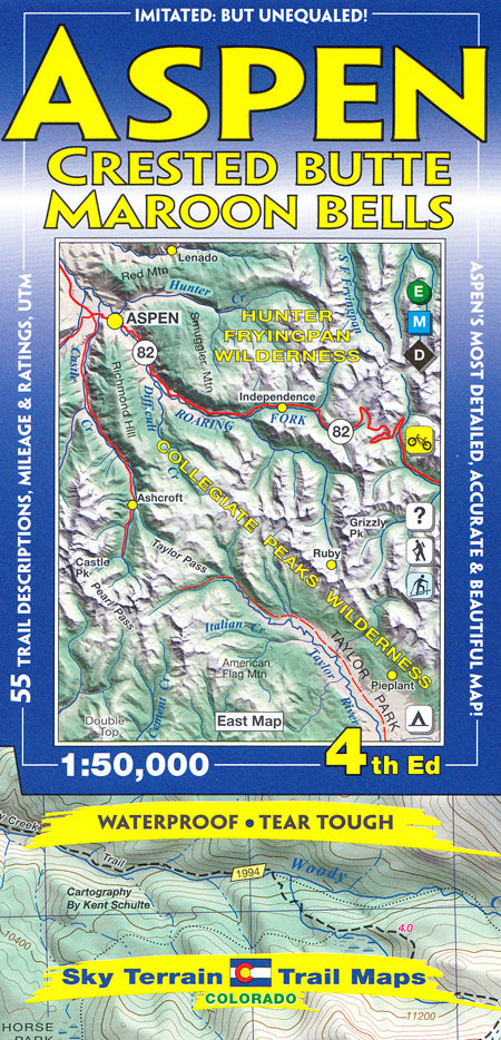 Sky Terrain Maps Aspen/c.butte/m.bells 4th Ed 1