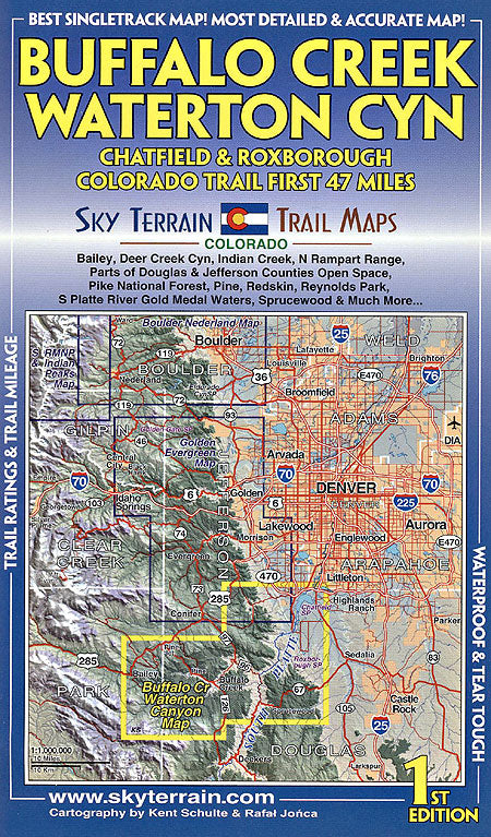 Sky Terrain Maps Buffalo Creek/waterton 1st Ed 1