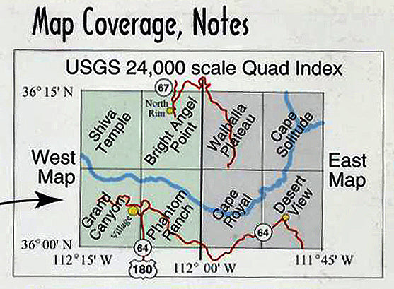 Sky Terrain Maps Grand Canyon Np 5th Edition 2