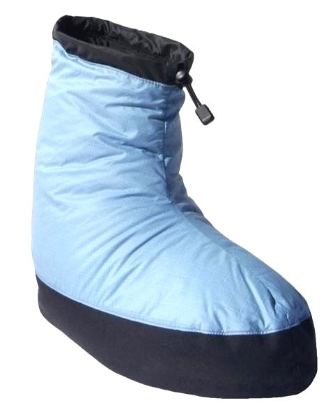 Western Mountaineering Down Booties Blue