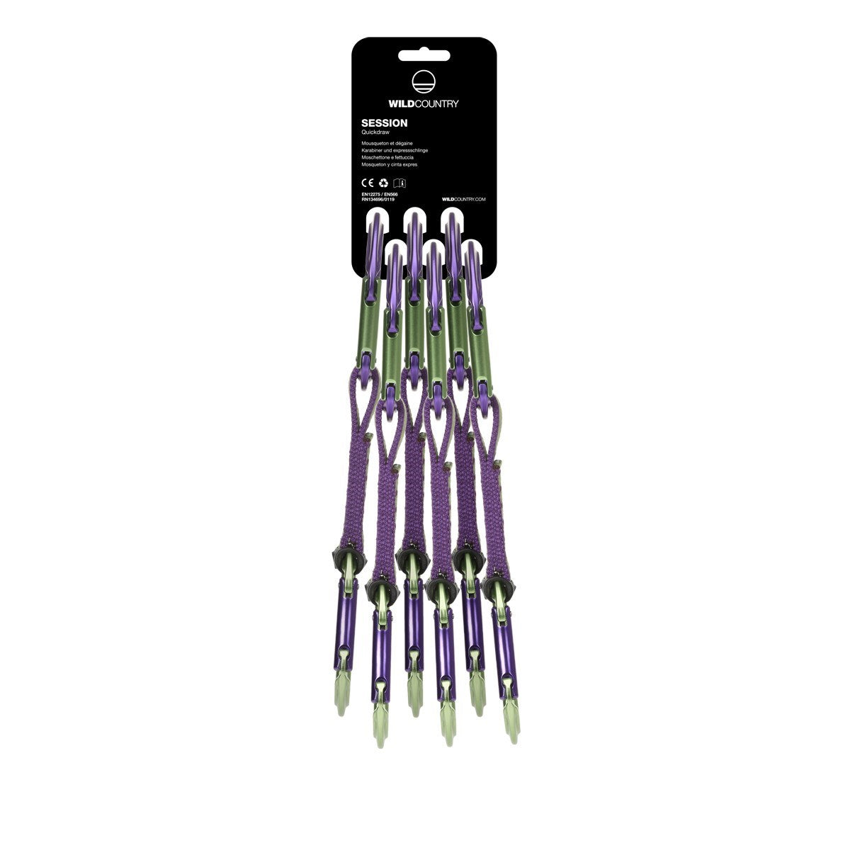 Wild Country Session Qd 12cm - 6-pack 2020 1